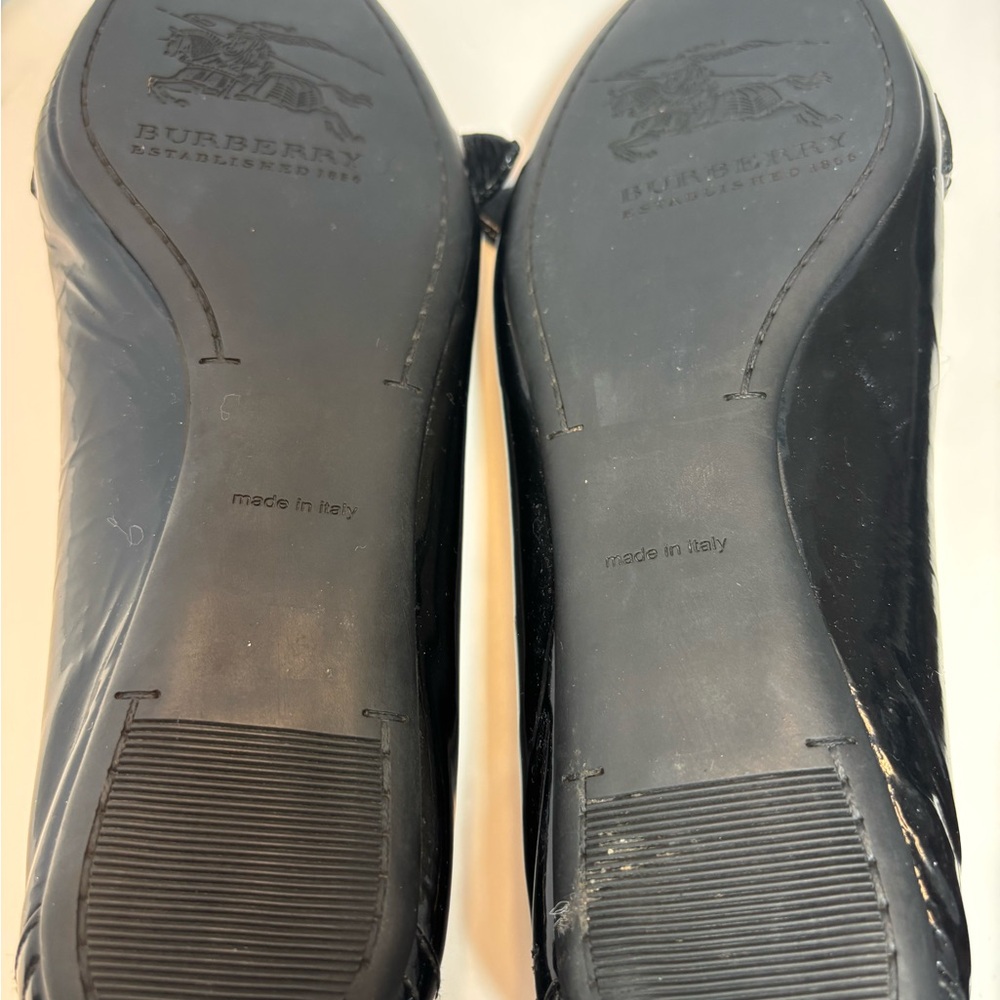 Burberry black flat woman shoes 7,5 - Picture 8 of 8